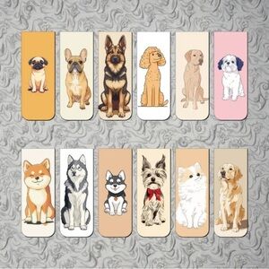 Pick (1) Magnetic Dog Breed Bookmark